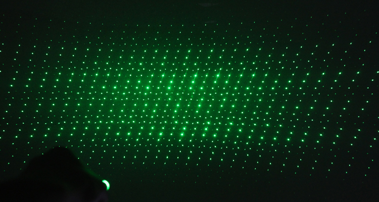 50MW Kaleidoscope GREEN LASER WITH FIVE HEADS